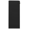 Schwarzer Büroschrank Haven 90x40x102cm (Stahl)