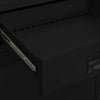 Schwarzer Büroschrank Haven 90x40x102cm (Stahl)