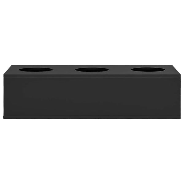 Blumenkasten Odaria für das Büro, Anthrazit, 90x40x23cm (Stahl)