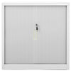 Grauer Schiebetürenschrank Bublos 90x40x90cm (Stahl)
