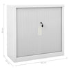Grauer Schiebetürenschrank Bublos 90x40x90cm (Stahl)