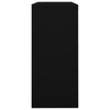 Schwarzer Schwebetürenschrank Bublos 90x40x90cm (Stahl)