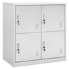 Plostina hellgrauer Kleiderschrank 90x45x92,5cm (Stahl)