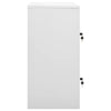 Hellgrauer Kleiderschrank Plostina grün 90x45x92,5cm (Stahl)