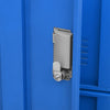 Hellgrau-blauer Schrank Plostina, Größe 90x45x92,5cm (Stahl)