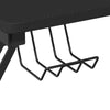 Schwarzer Spieltisch mit y-förmigen Beinen Dumea 90x60x75cm