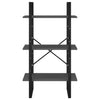 Graues Lagerregal Pepino 60x30x105cm (Holz)