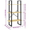 Lagerregal Pepino 60x30x105cm (Kiefer)