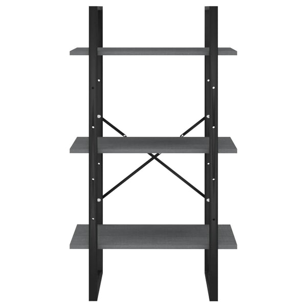 Graues Lagerregal Pepino 60x30x105cm (Kiefer)