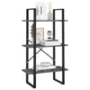 Graues Lagerregal Pepino 60x30x105cm (Kiefer)