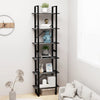 Graues Lagerregal Pepino 60x30x210cm (Holz)