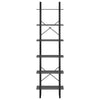 Graues Lagerregal Pepino 60x30x210cm (Holz)