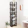 Graues Lagerregal Pepino 60x30x210cm (Holz)