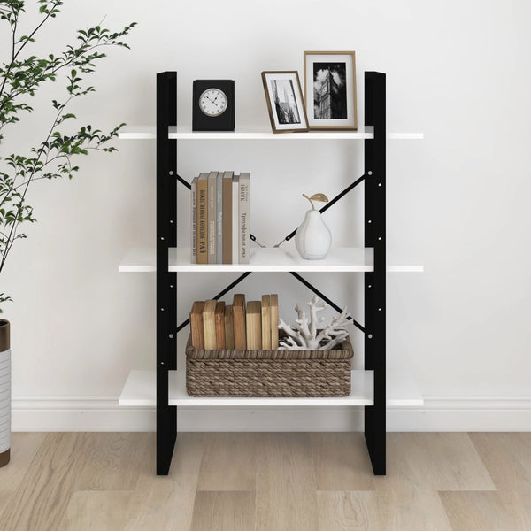 Weißes Bücherregal Rindunica 80x30x105cm (Holz)