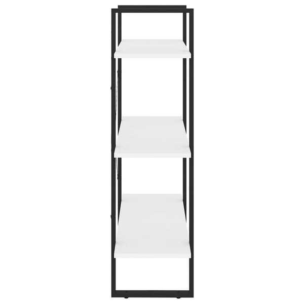Weißes Bücherregal Rindunica 80x30x105cm (Holz)