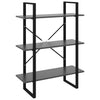 Bücherregal Rindunica 80x30x105cm in Grau (Holz)