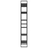 Grauer Hochschrank Hedriga 100x30x210cm (Kiefer)