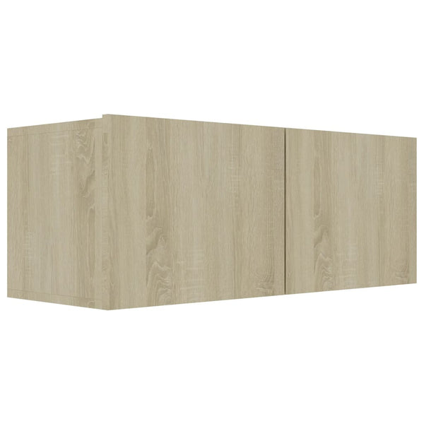 Sonoma-Eiche TV-Schrank-Set Fingula 3-teilig (Spanplatte)