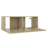 Sonoma-Eiche TV-Schrank-Set Fingula 3-teilig (Spanplatte)
