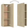 Sonoma-Eiche TV-Schrank-Set Fingula 3-teilig (Spanplatte)