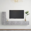 TV-Schrank-Set Exerescu (3-teilig, Holz) in Betongrau