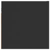 Nachttisch Mezmunie 30,5x30x30cm Schwarz (Holz)