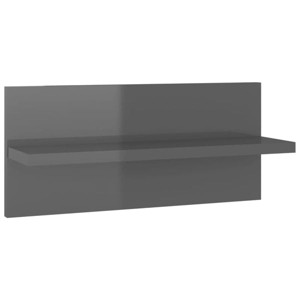 Graues Wandregal Malvina 40x11,5x18cm (4 Stück)