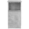 Betongrauer Beistelltisch Petkov 36x30x56cm (Holz)