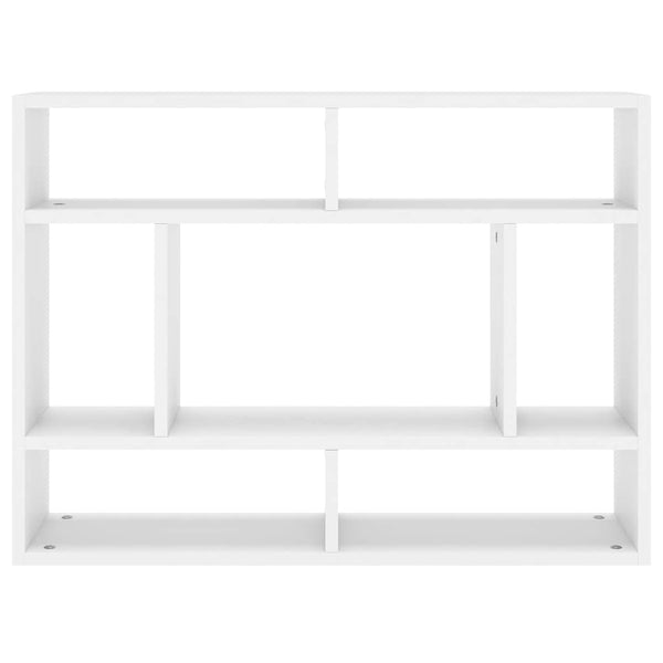 Weißes Wandregal Cociuba 75x16x55cm (Holz)