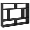 Schwarzes Wandregal Cociuba 75x16x55cm (Holz)