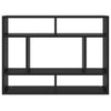 Schwarzes Wandregal Cociuba 75x16x55cm (Holz)