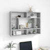 Wandregal Cociuba 75x16x55 cm in Betongrau (Holz)