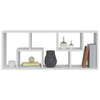 Weißes Wandregal Argelia 36x16x90cm (Holz)