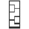 Schwarzes Wandregal Argelia 36x16x90cm (Holz)