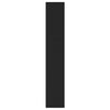 Schwarzes Wandregal Argelia 36x16x90cm (Holz)