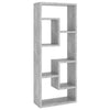 Wandregal Argelia 36x16x90cm in Betongrau (Holz)