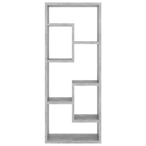 Wandregal Argelia 36x16x90cm in Betongrau (Holz)