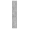 Wandregal Argelia 36x16x90cm in Betongrau (Holz)