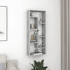 Wandregal Argelia 36x16x90cm in Betongrau (Holz)