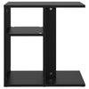 Schwarzer Beistelltisch Leluper 50x30x50cm (Holz)