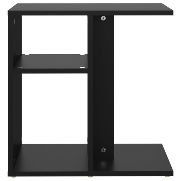 Schwarzer Beistelltisch Leluper 50x30x50cm (Holz)