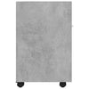 Betongrauer Rollcontainer Kaspar 33x38x60cm (Holz)
