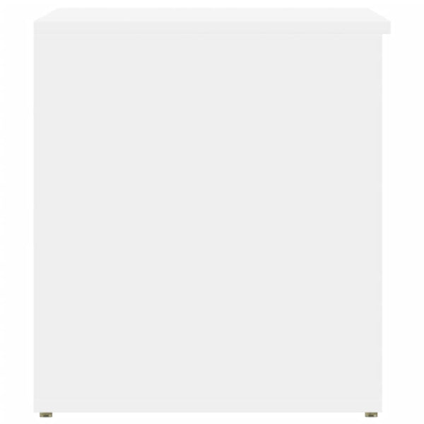 Weiße Aufbewahrungstruhe Cimbru 84x42x46cm (Holz)