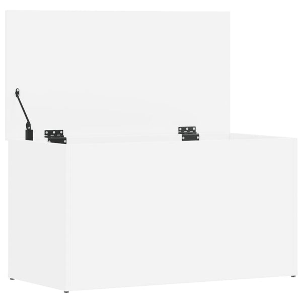 Weiße Aufbewahrungstruhe Cimbru 84x42x46cm (Holz)