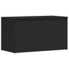 Schwarze Aufbewahrungstruhe Cimbru 84x42x46cm (Holz)