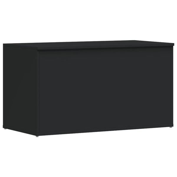 Schwarze Aufbewahrungstruhe Cimbru 84x42x46cm (Holz)