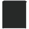 Schwarze Aufbewahrungstruhe Cimbru 84x42x46cm (Holz)
