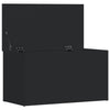 Schwarze Aufbewahrungstruhe Cimbru 84x42x46cm (Holz)