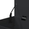 Schwarze Aufbewahrungstruhe Cimbru 84x42x46cm (Holz)