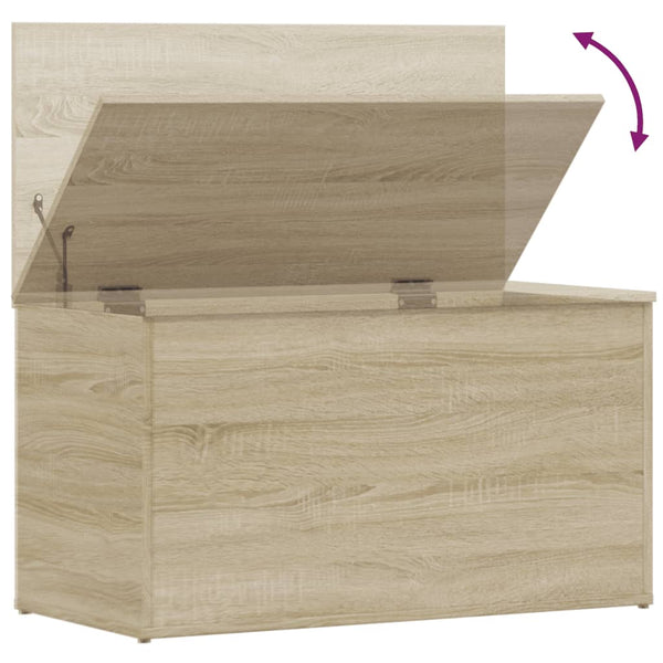 Sonoma-Eiche Aufbewahrungstruhe Cimbru 84x42x46cm (Holz)